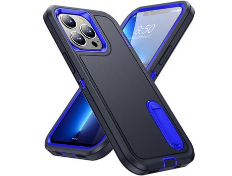 Funda TPU con muleta Azul escuro/safira por iPhone 13 Pro 6.1
