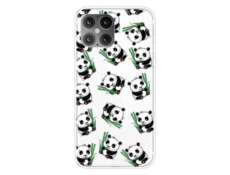 Carcasa TPU impresión patrón flexible panda fofo por Apple iPhone 12 Max/12 Pro 6.1