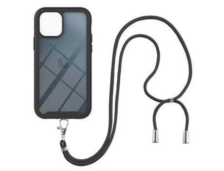 Funda TPU híbrido con chumbo negro por iPhone 13 Pro 6.1