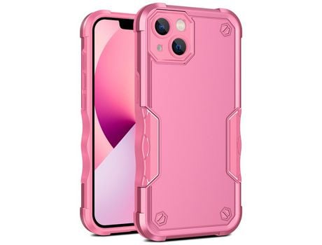 Funda TPU a prueba de choques rosa por iPhone 13 6.1