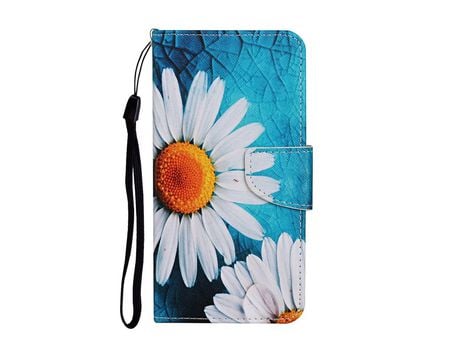 Carcasa PU impresión patrón margarida por Apple iPhone 12 Max/12 Pro 6.1