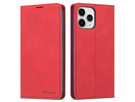 Funda PU + TPU toque de pele vermelha por iPhone 13 mini 5.4