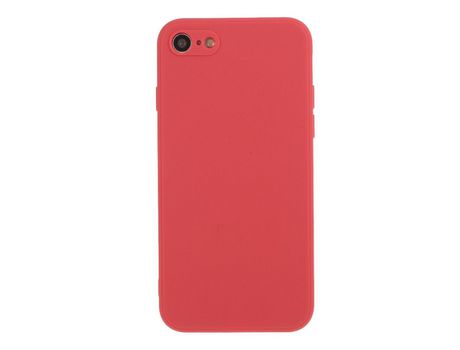 Carcasa silicona color mate pura flexible rojo por Apple iPhone 7/8/SE (2nd Gen)