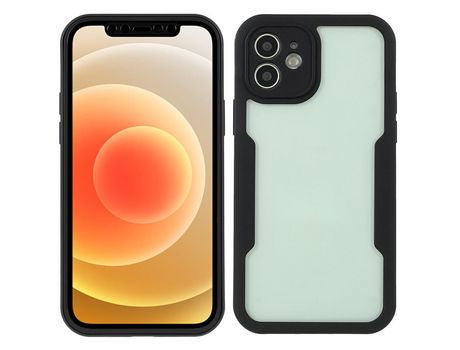 Funda TPU + acrílico negro por iPhone 12 6.1