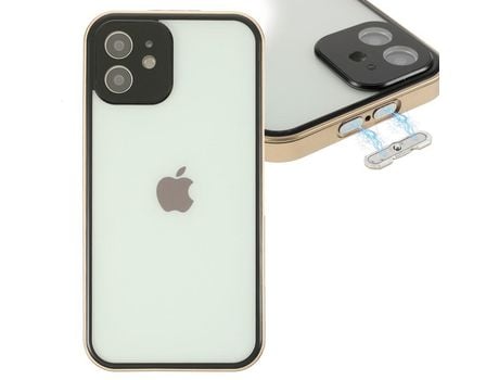 Funda de acrílico ouro por iPhone 12 6.1