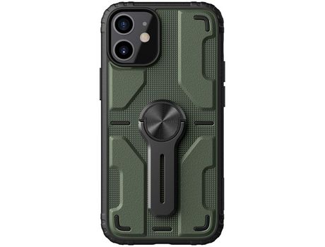 Carcasa TPU montagen con muleta verde por Apple iPhone 12 Mini