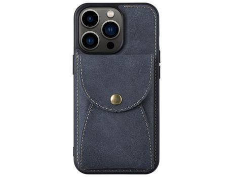 Funda TPU + PU VILI a prueba de choques desmontable 2 en 1 magnético azul por iPhone 13 Pro Max 6.7