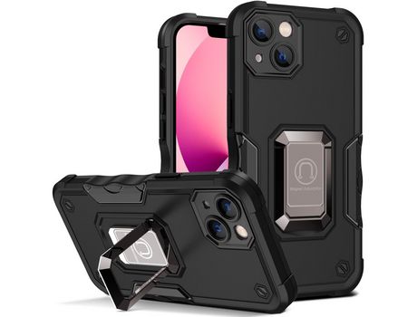 Funda TPU Anti-lágrimas con muleta negro por iPhone 13 6.1