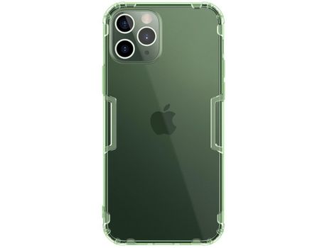 Carcasa TPU natureza anti-queda clara verde oscuro por Apple iPhone 12 Pro/12 Max 6.1