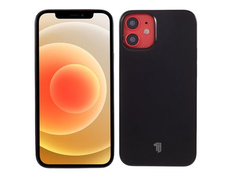 Carcasa TPU PP mate ultrafino negro por Apple iPhone 12 Mini