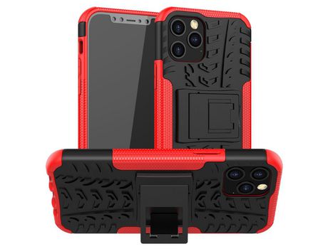 Carcasa TPU pneu híbrido legal con muleta rojo por Apple iPhone 12 Max/12 Pro 6.1