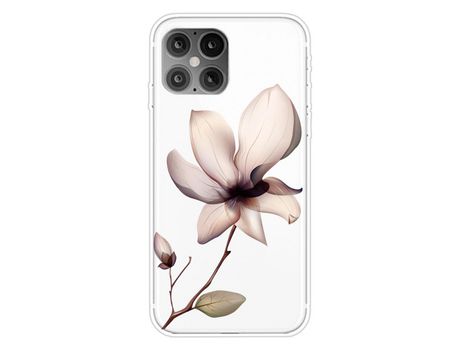 Carcasa TPU impresión de normas flexibly flor bonita por Apple iPhone 12 Pro/iPhone 12 Max 6.1
