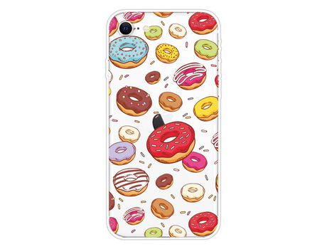 Carcasa TPU impresión patrón flexible rosquinhas por Apple iPhone SE (2nd Gen)/iPhone 8/iPhone 7