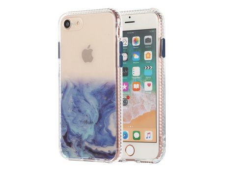 Carcasa TPU patrón de mármol elegante estilo F por Apple iPhone SE (2nd Gen)/7/8 4.7