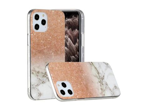 Carcasa TPU mármol de impresión patrón estilo C por Apple iPhone 12 Pro/iPhone 12 Max 6.1