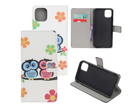 Carcasa PU estilo de impresión flip con suporte amantes da coloruja por Apple iPhone XS/X 5.8 pouces (2019)