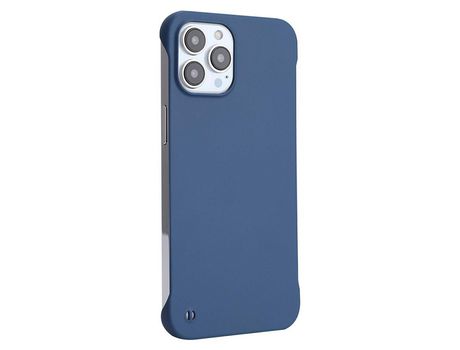 Funda TPU ENKAY Luz emborrachado azul escuro por iPhone 12/12 Pro 6.1