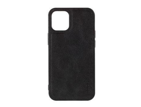 Carcasa TPU + PU estilo vintage negro por Apple iPhone 12 5.4