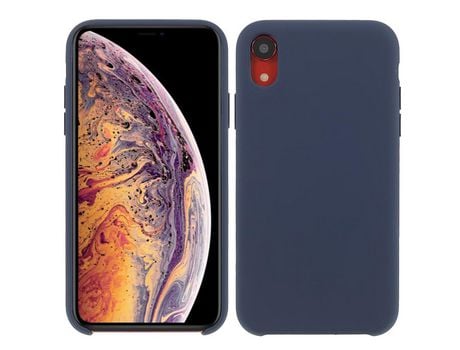 Funda silicone marinho sedoso sólido por iPhone XR 6.1