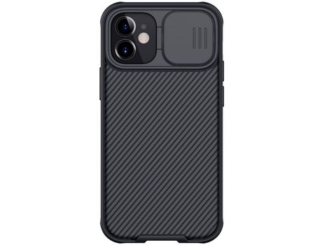 Carcasa TPU camshield pro negro por Apple iPhone 12 5.4