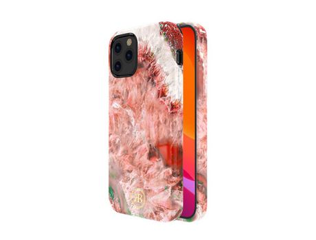 Carcasa TPU híbrido de impresión por transferir de Agua rojo por Apple iPhone 12 Pro Max 6.7