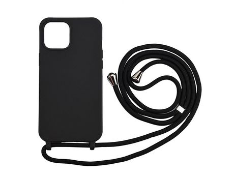 Carcasa TPU macio con talabarte multifuncional negro por Apple iPhone 12 Pro Max