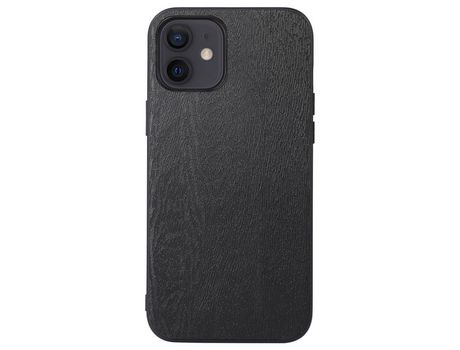 Funda TPU + PU negro por iPhone 12/12 Pro 6.1