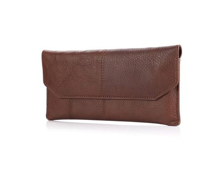 Carcasa PU estilo envelope universal marrom por Apple iPhone 12 mini and Other Phones within 4.7 es