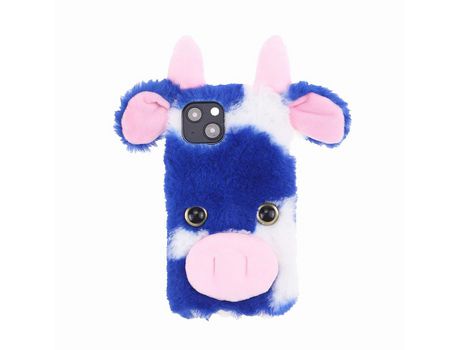 Funda TPU patrón de desenho 3d fofo azul por iPhone 13 mini 5.4