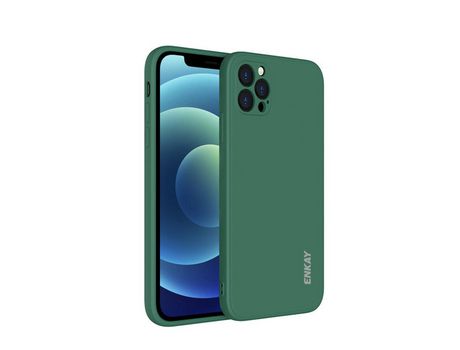 Carcasa silicona líquido simples de retenção precisa verde por Apple iPhone 12 Pro