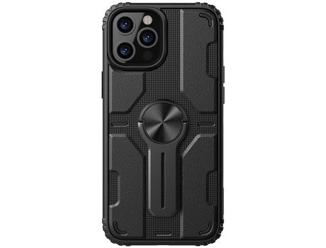 Carcasa TPU montagen con muleta negro por Apple iPhone 12 Pro Max