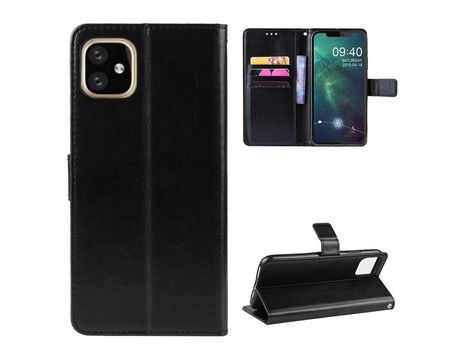 Carcasa PU caballo Enojado negro por Apple iPhone 5.8 (2019)