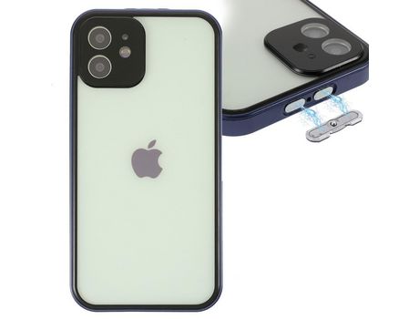 Funda de acrílico azul marinho por iPhone 12 6.1
