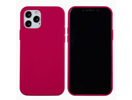 Carcasa silicona rosa por Apple iPhone 12 Max/12 Pro 6.1