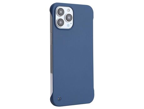 Funda TPU ENKAY emborrachado fosco a prueba de choques azul escuro por iPhone 12 Pro Max 6.7