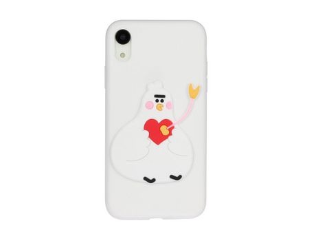 Carcasa TPU blanqueamiento do logotipo animal pintinho por Apple iPhone XR 6.1