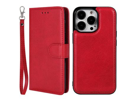 Funda PU + TPU 2 en 1 desmontable a prueba de choques magnético con verso azul por iPhone 13 Pro Max 6.7