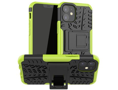 Carcasa TPU combinación legal pneu con muleta verde por Apple iPhone 12 5.4