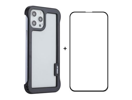 Funda TPU ENKAY fino con disipación de calor negro por iPhone 12 Pro Max 6.7