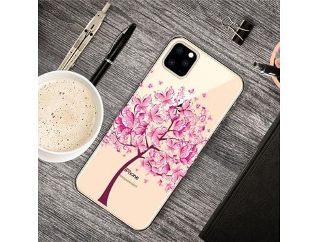Carcasa TPU patrón de impresión clara polilla y árbol por Apple iPhone XS/X 5.8 pouces (2019)