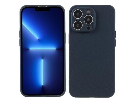 Funda TPU azul escuro antidesgaste fosco por iPhone 13 Pro Max 6.7