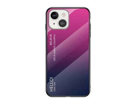 Funda TPU gradiente de cor azul púrpura gradiente por iPhone 13 mini 5.4