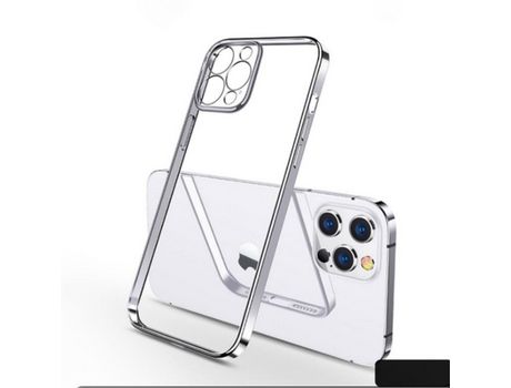 Carcasa TPU abertura ultrafina y precisa do agujero transparente con estrutura de galvanoplastia dinero por Apple iPhone 11 6.1