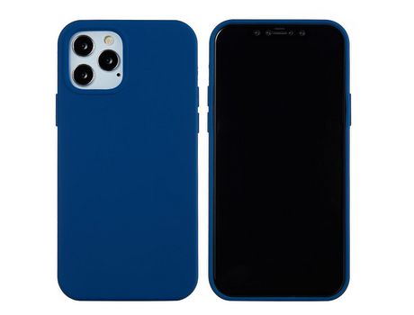 Carcasa silicona azul oscuro por Apple iPhone 12 Max/12 Pro 6.1