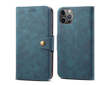 Funda PU + TPU con suporte azul por iPhone 13 Pro Max 6.7