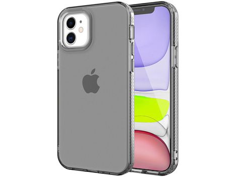Carcasa TPU 2,5mm antiderrapante engrossar flexible Gris por Apple iPhone 12 Max/Pro 6.1