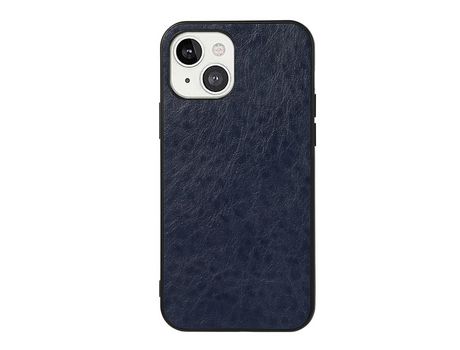 Funda TPU + PU caballo Loco azul por iPhone 13 6.1