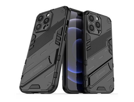 Funda TPU a prueba de choques con suporte negro por iPhone 13 Pro Max 6.7