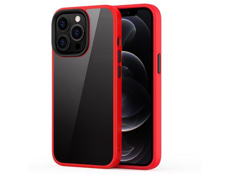Funda TPU híbrido a prueba de choques rojo por iPhone 13 Pro 6.1