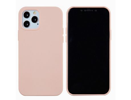 Funda silicone cor sólida rosa por iPhone 13 Pro Max 6.7